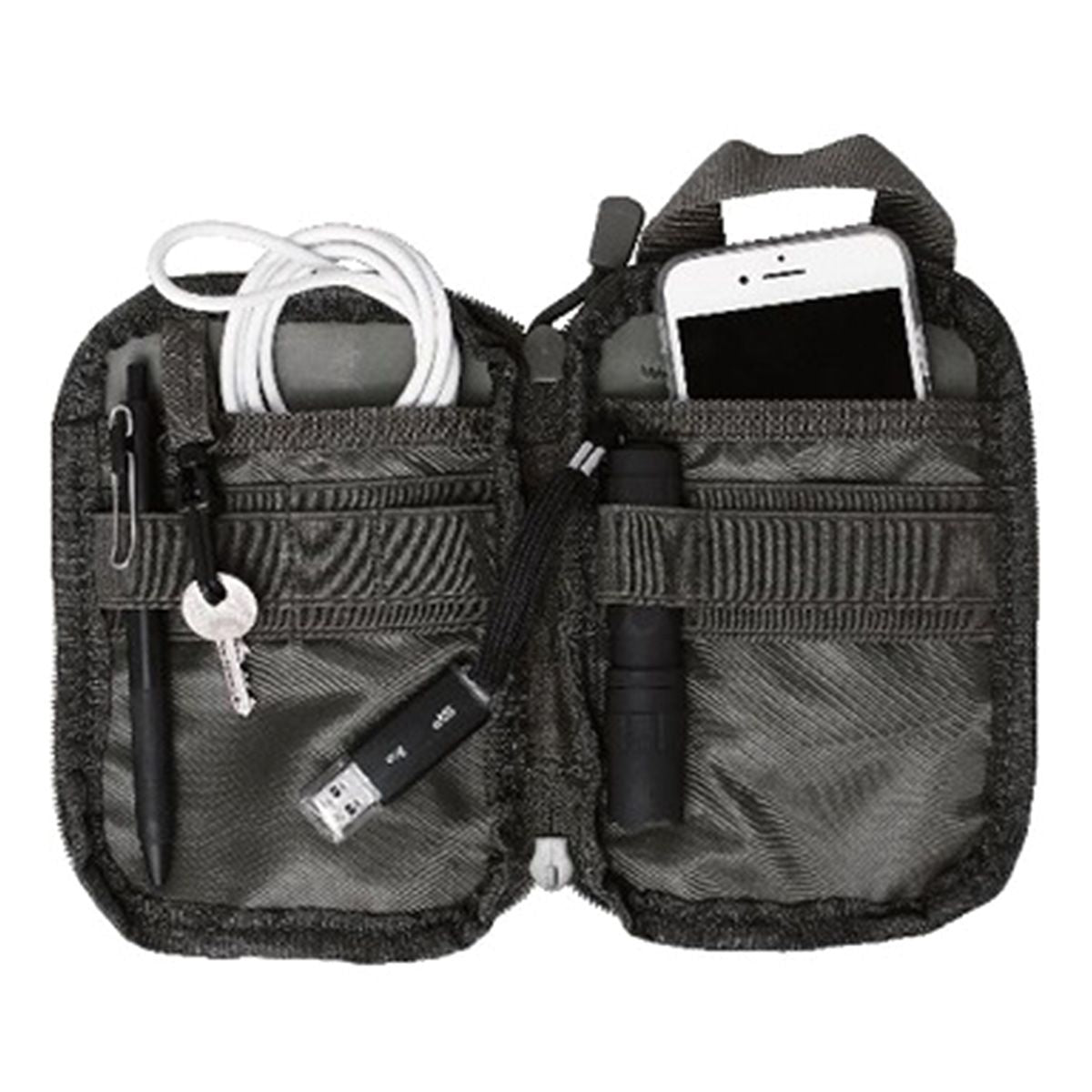 まとめ買い】マルチウエストポーチブラック 0603/365114 | ワッツ