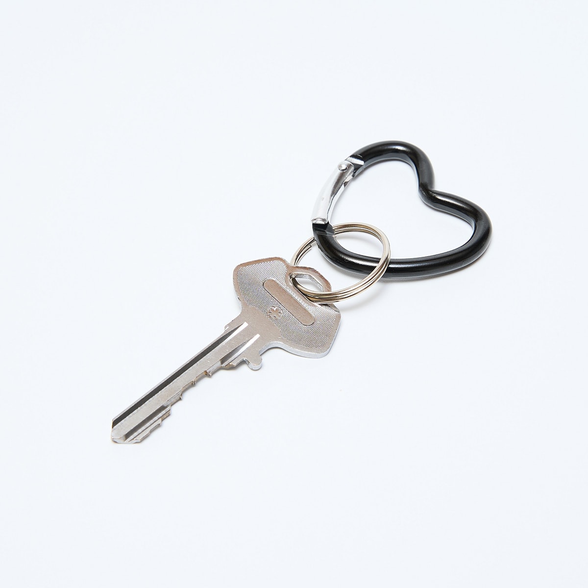 カラビナキーホルダーハート形S 2P 088458