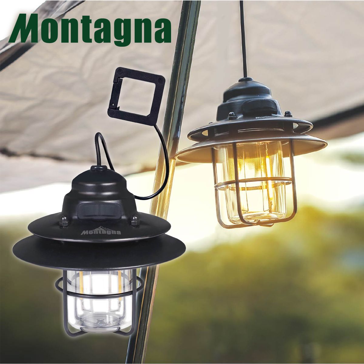 在庫限り】ランタン アウトドア 充電式 吊り下げミニライト カラビナ