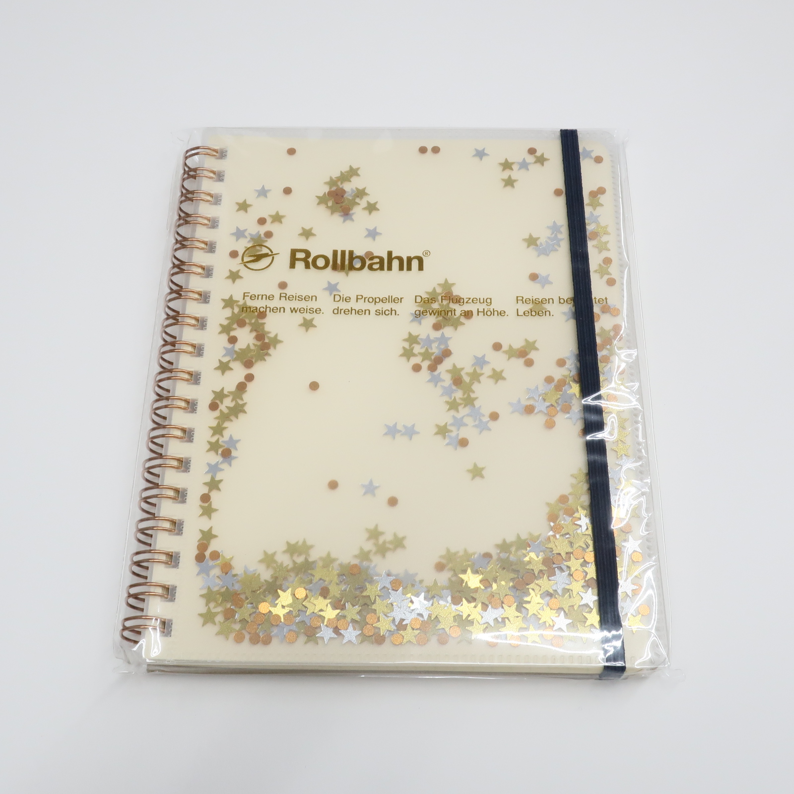 限定】ロルバーン ポケット付きメモ L グリッター クリーム｜文具の