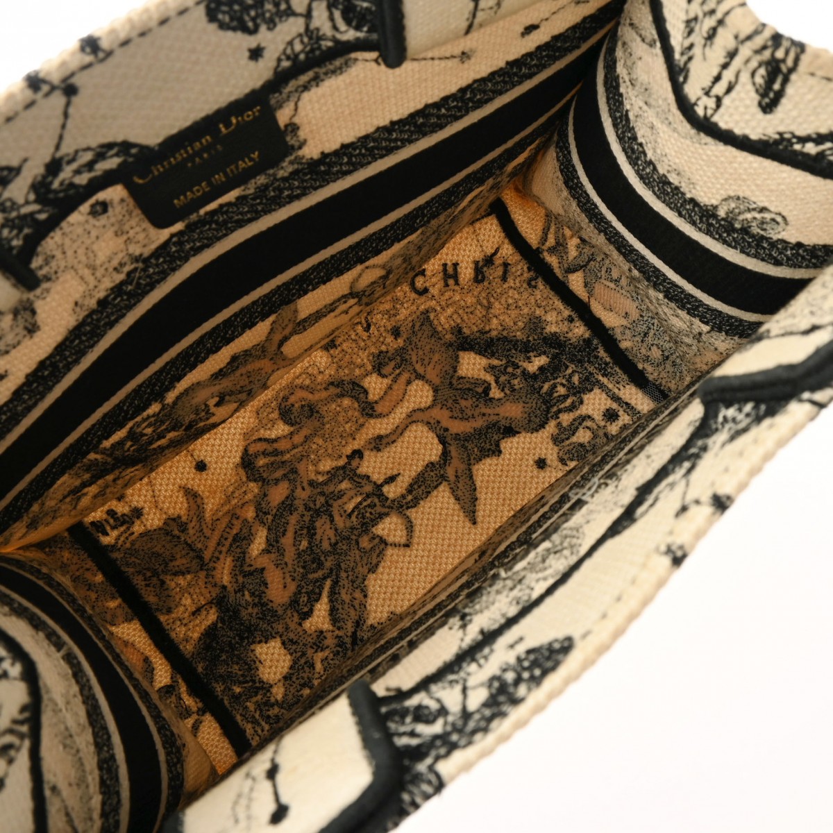 ディオール ブックトート スモール トワルドゥジュイ ゾディアックエン