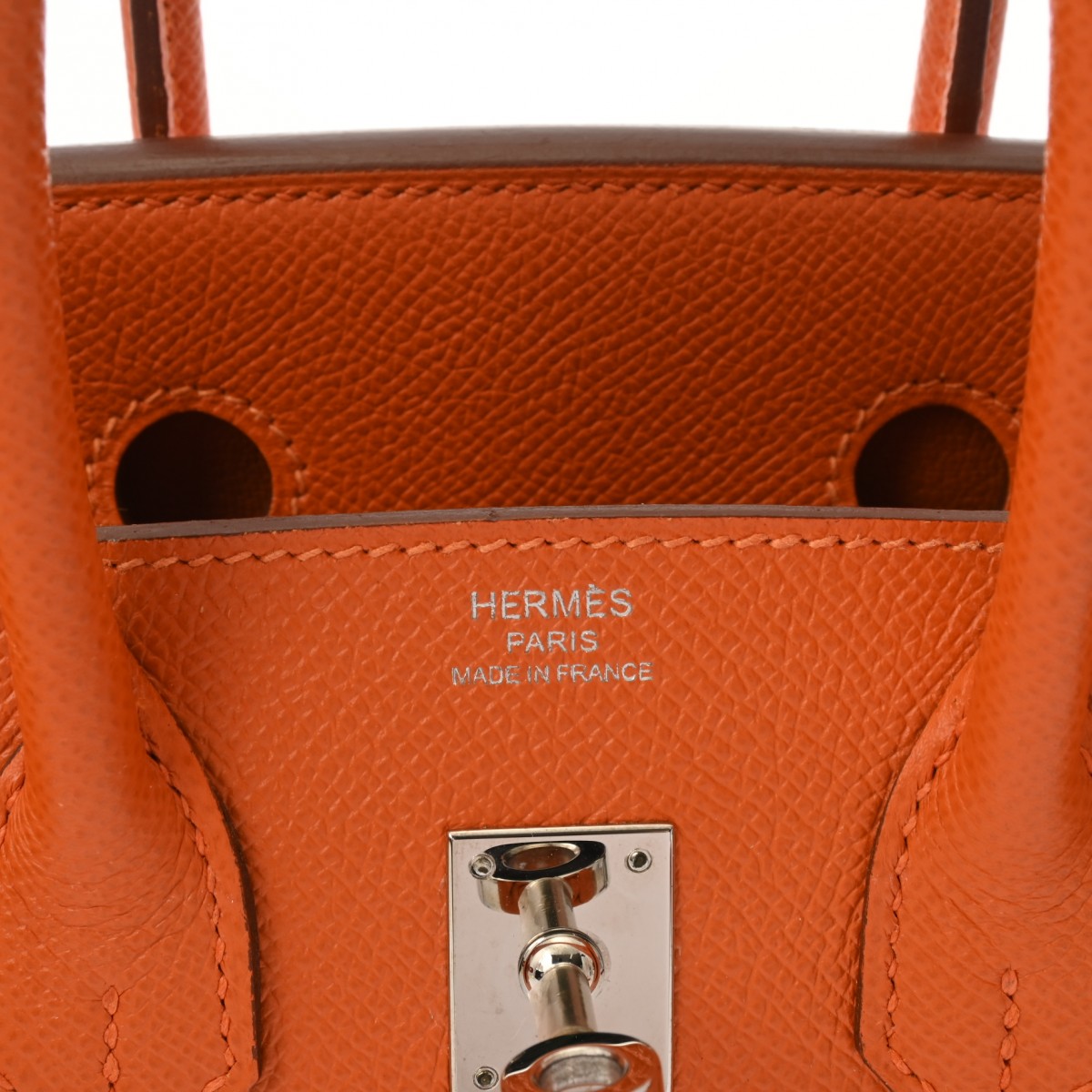 エルメス バーキン 25 オレンジ/パラジウム金具 ヴォーエプソン