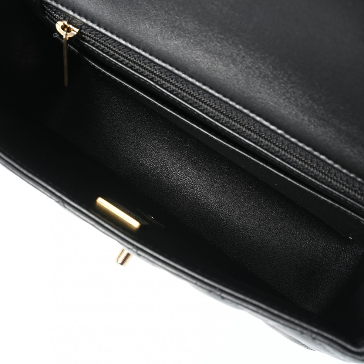 シャネル ミニ クラシック ハンドバッグ 20cm ブラック/ゴールド金具