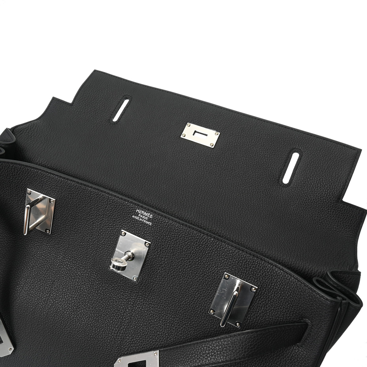 エルメス ケリー 42 マキシ ブラック トゴ レディース バッグ 【未使用