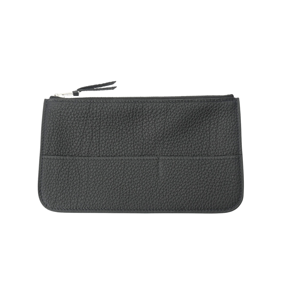 エルメス ドゴン GM ブラック トゴ ユニセックス 財布 【未使用