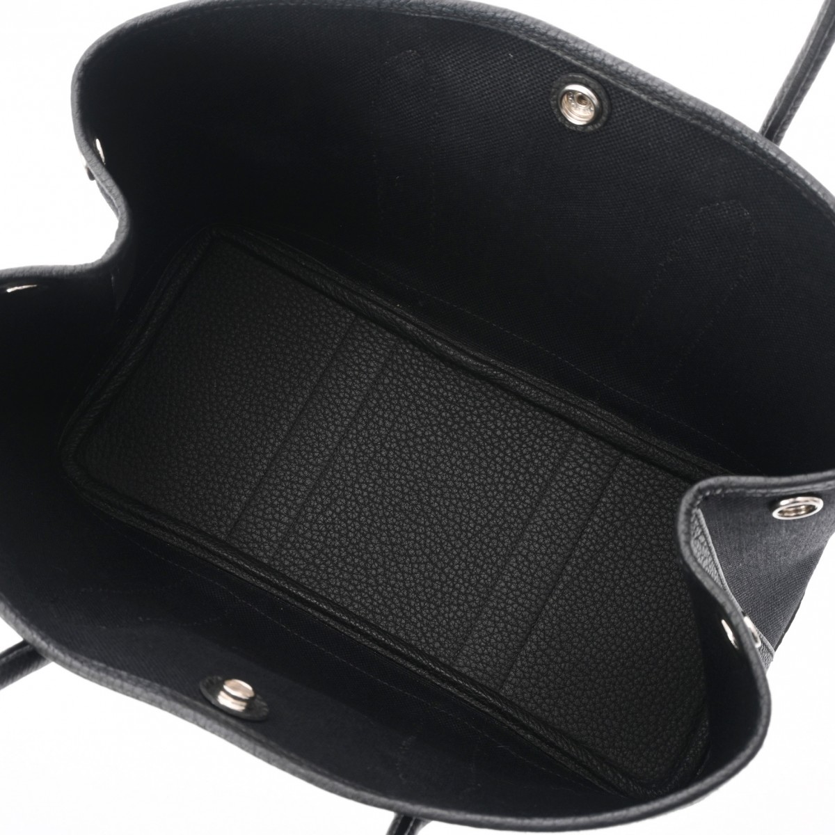 エルメス ガーデンパーティ TPM ブラック トワルミリタリー/ネゴンダ