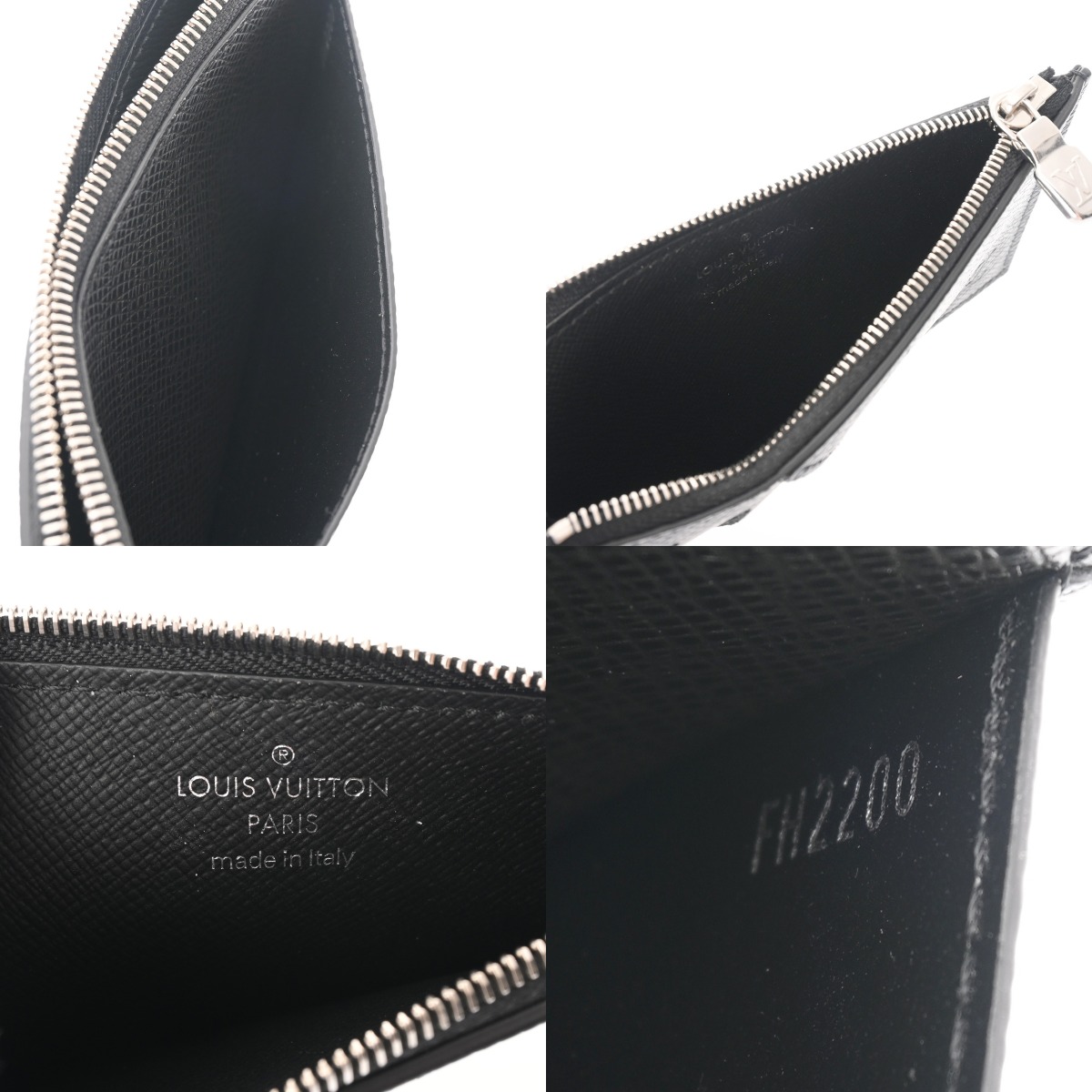 ルイ ヴィトン タイガ コインカード ホルダー ブラック M62914 レザー