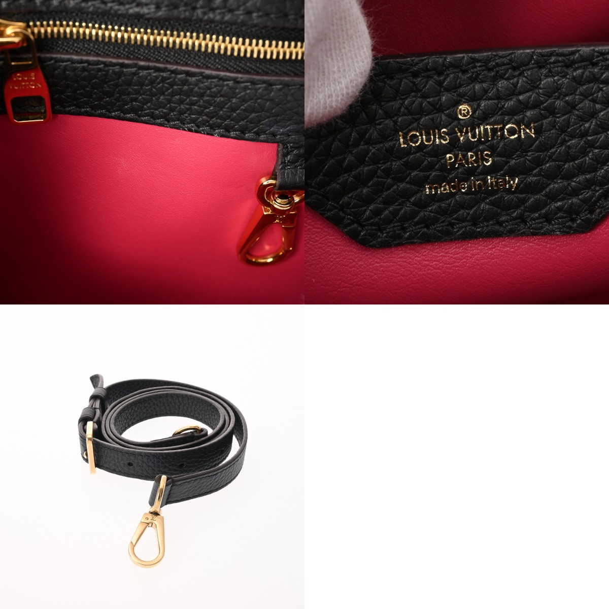 ルイ ヴィトン カプシーヌ BB 2WAY ブラック M94755 トリヨンレザー