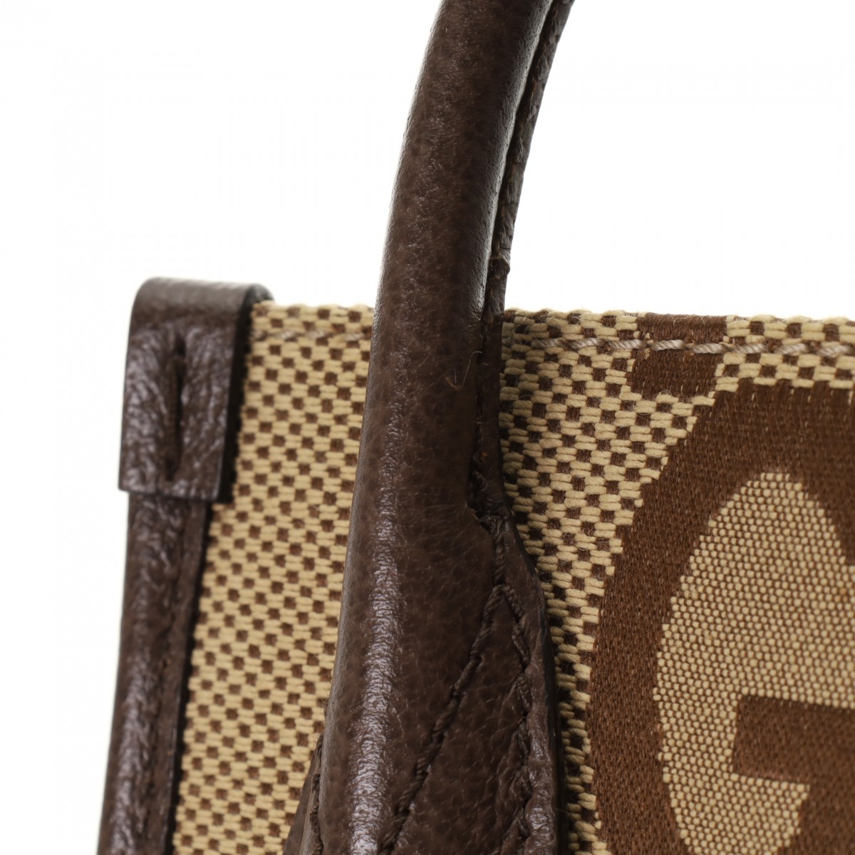 グッチ ジャンボGG ミニ トートバッグ 2WAY ベージュ/ブラウン