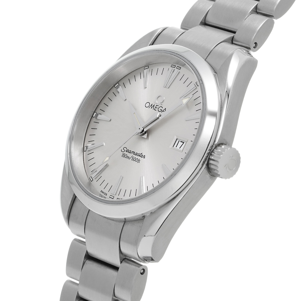 オメガ / OMEGA シーマスター アクアテラ クォーツ 2518.30 シルバー