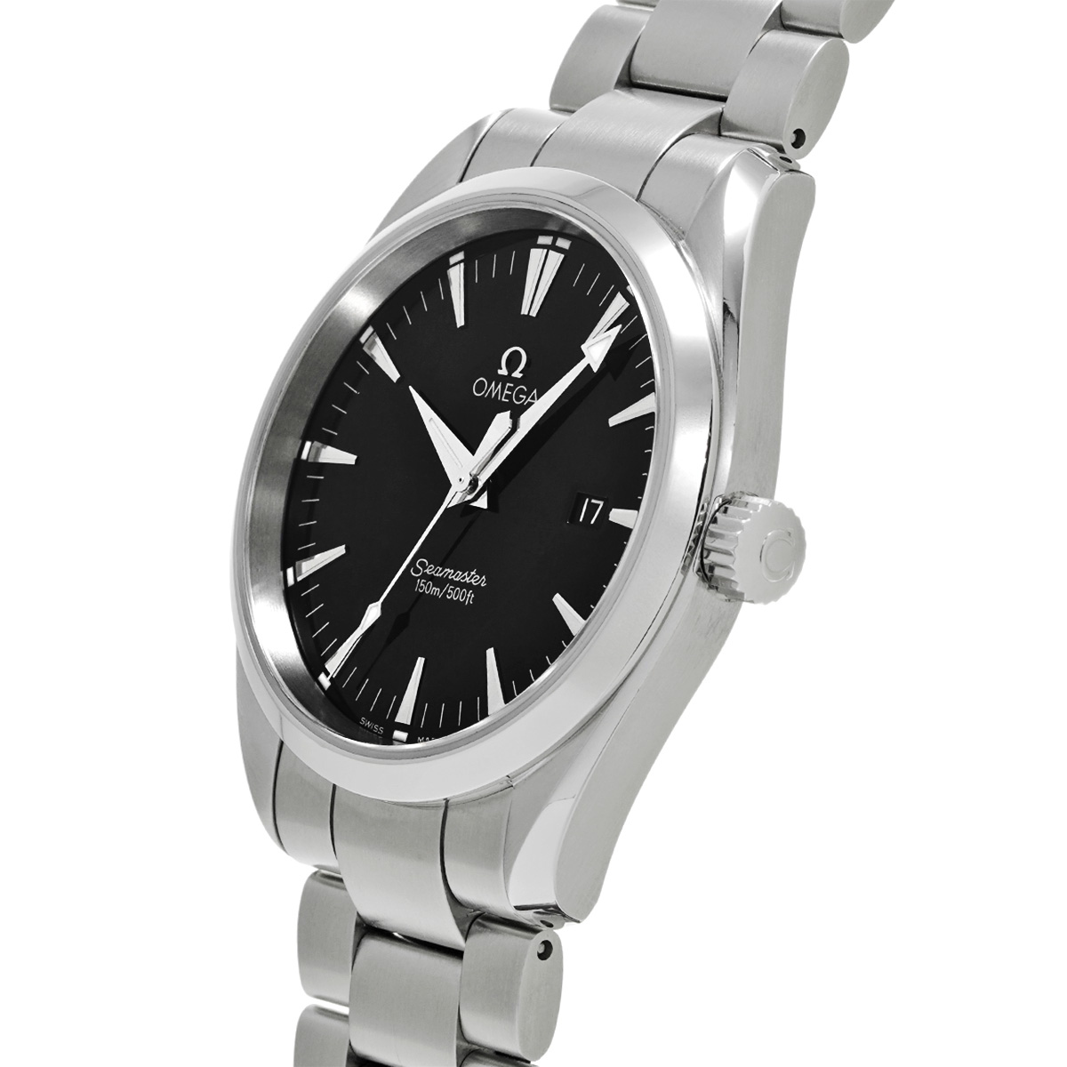 オメガ シーマスター アクアテラ クォーツ 2517.50 ブラック メンズ