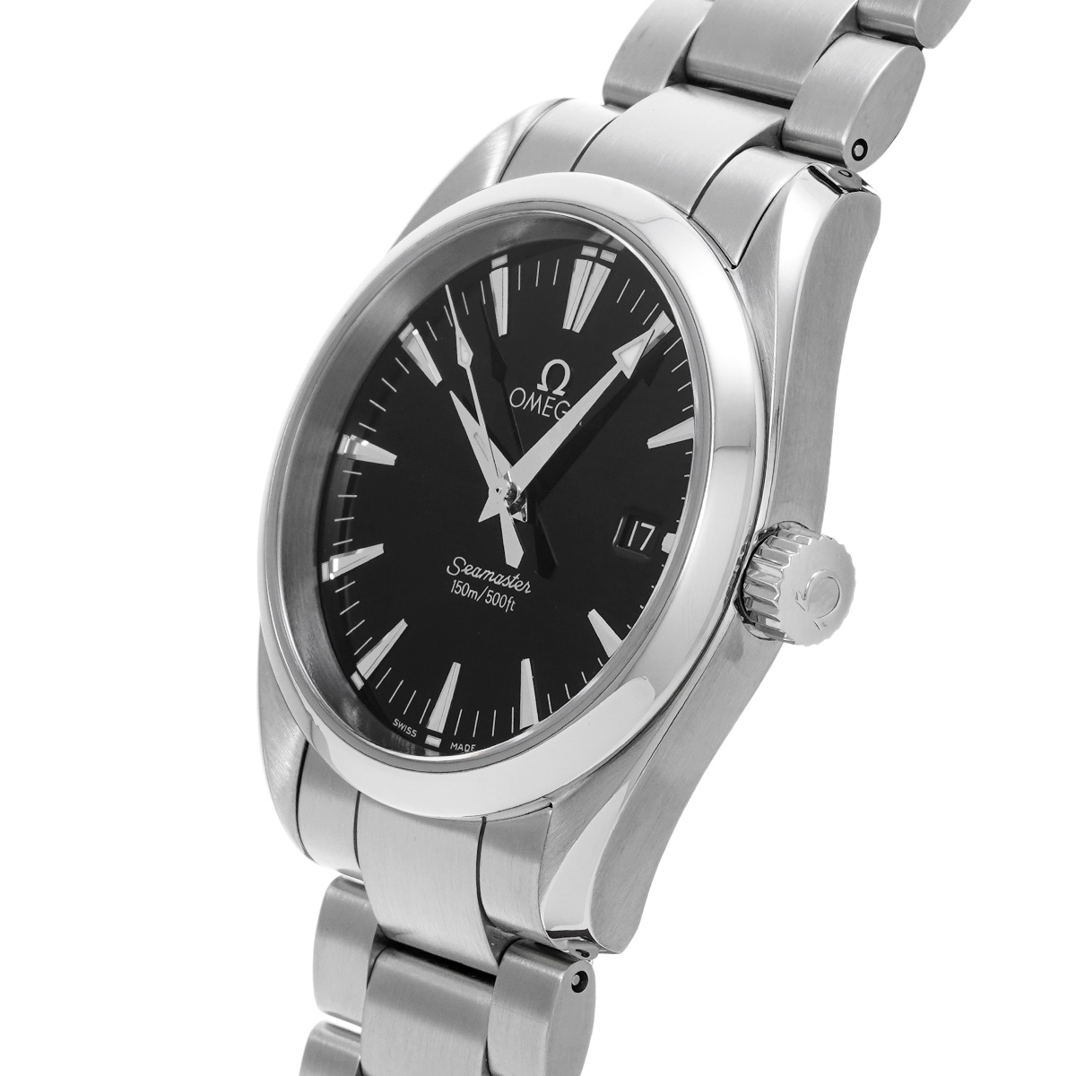 オメガ シーマスター アクアテラ クォーツ 2518.50 ブラック メンズ