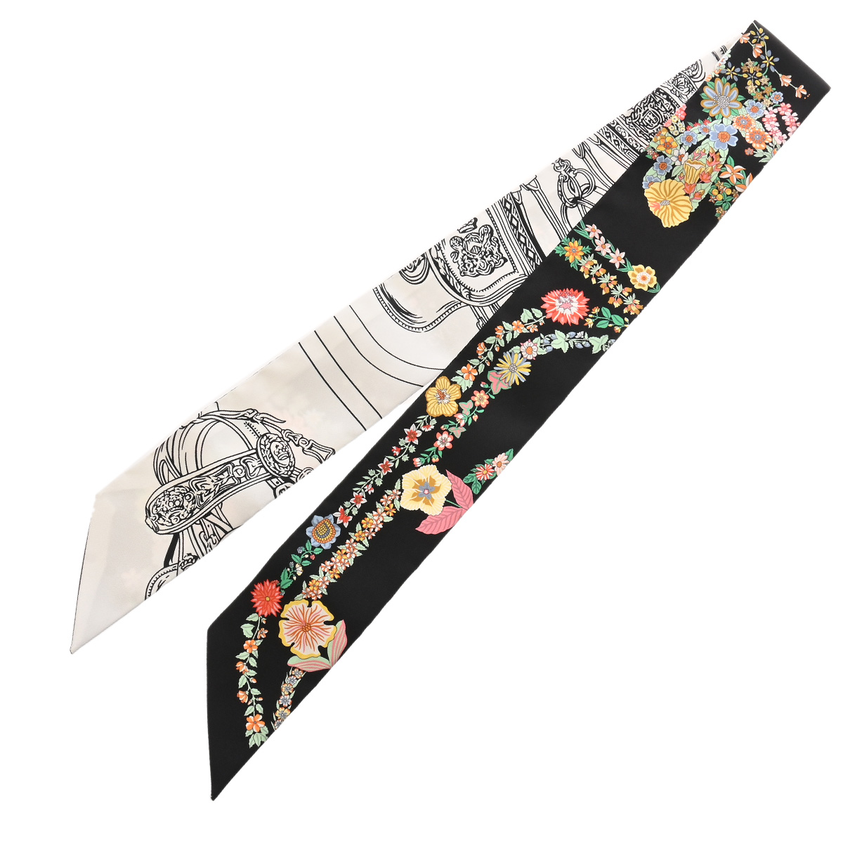 エルメス ツイリー BRIDES DE GALA EN FLEURS マルチカラー シルク100