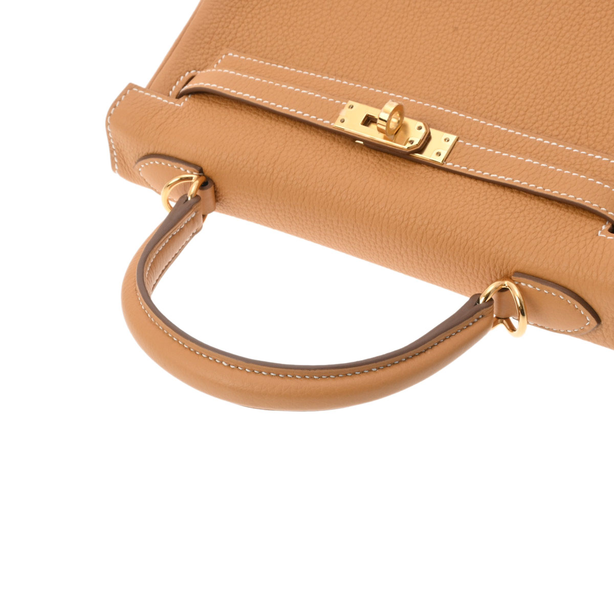 エルメス / HERMES ケリー 25 内縫い ナチュラルサブレ/ゴールド金具