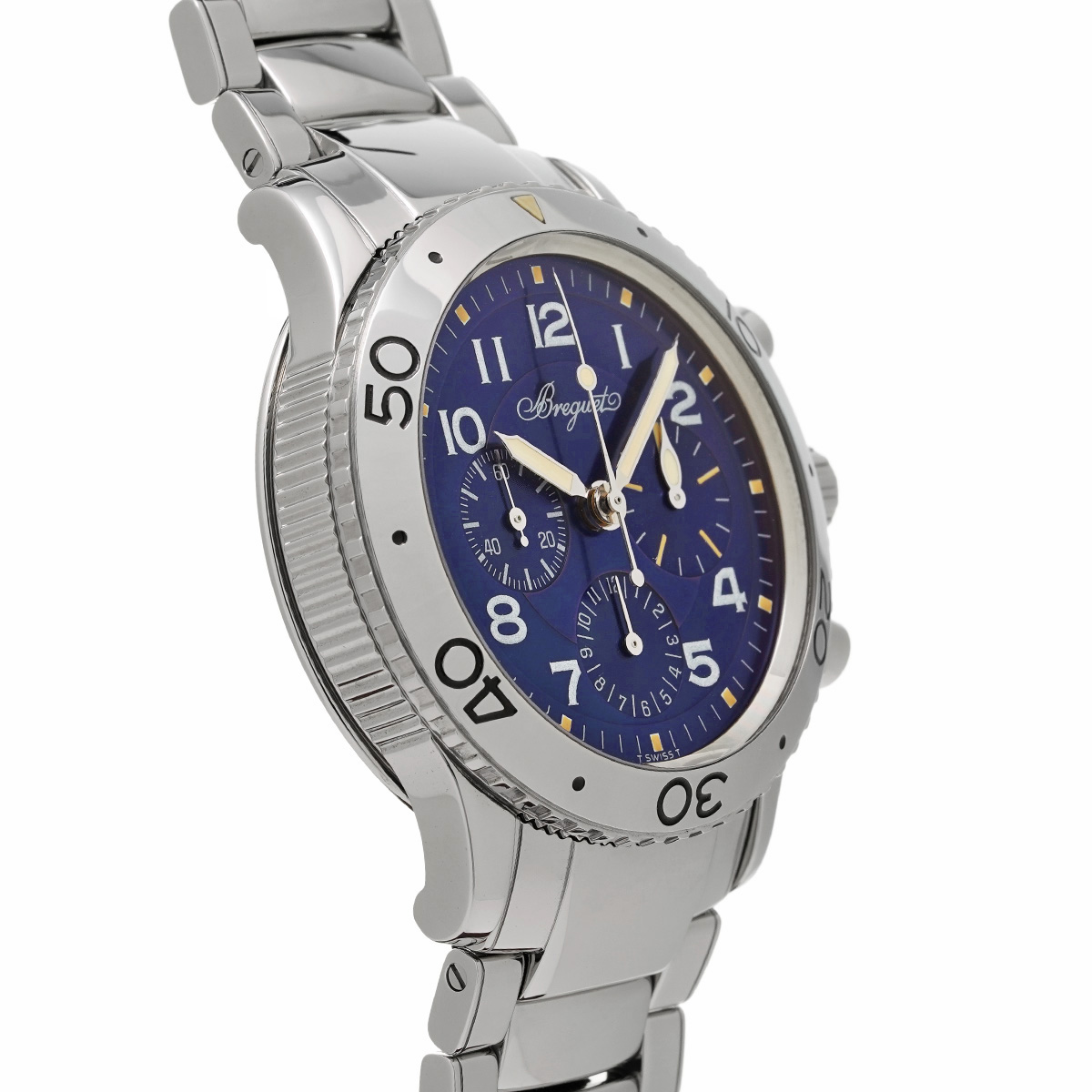 ブレゲ アエロナバル タイプXX 3807ST/J2/SW9 ブルー メンズ 時計