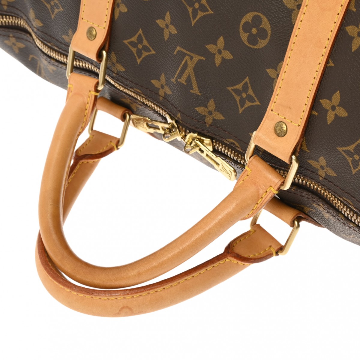 ルイ ヴィトン モノグラム キーポル バンドリエール 60 2WAY ブラウン
