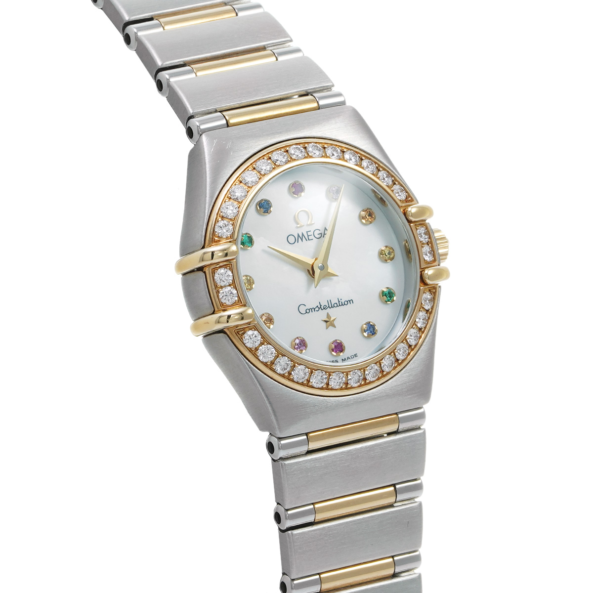 オメガ コンステレーション 1367.79 ホワイトシェル/サファイア/ルビー