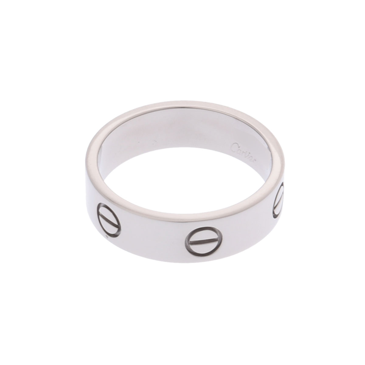 カルティエ ラブリング #59 シルバー K18ホワイトゴールド WG