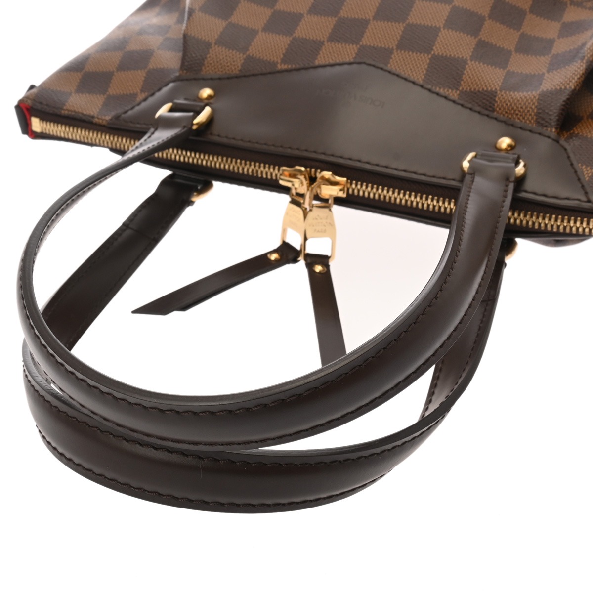 ルイ ヴィトン ダミエ ウエストミンスター PM トートバッグ ブラウン
