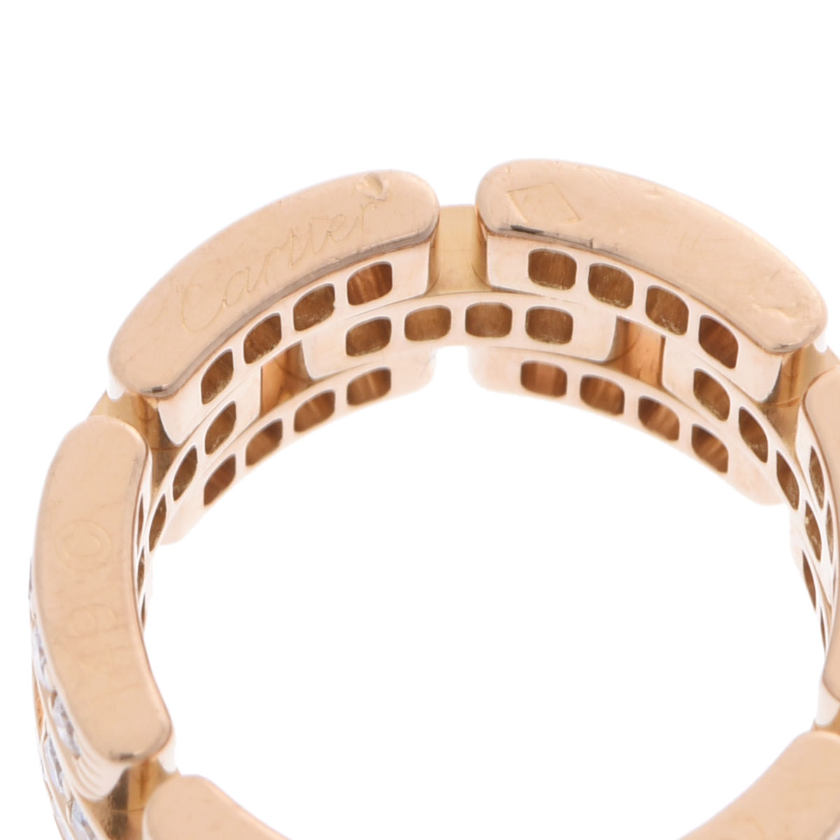 カルティエ マイヨンパンテール リング #49 フルダイヤ ゴールド