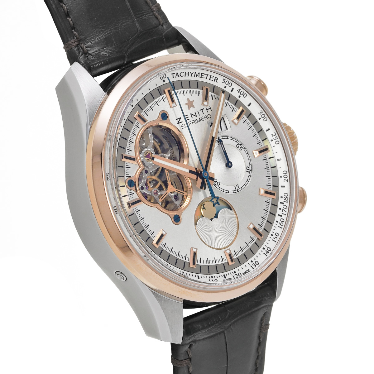 ゼニス クロノマスター エル・プリメロ オープン ムーン＆サンフェイズ