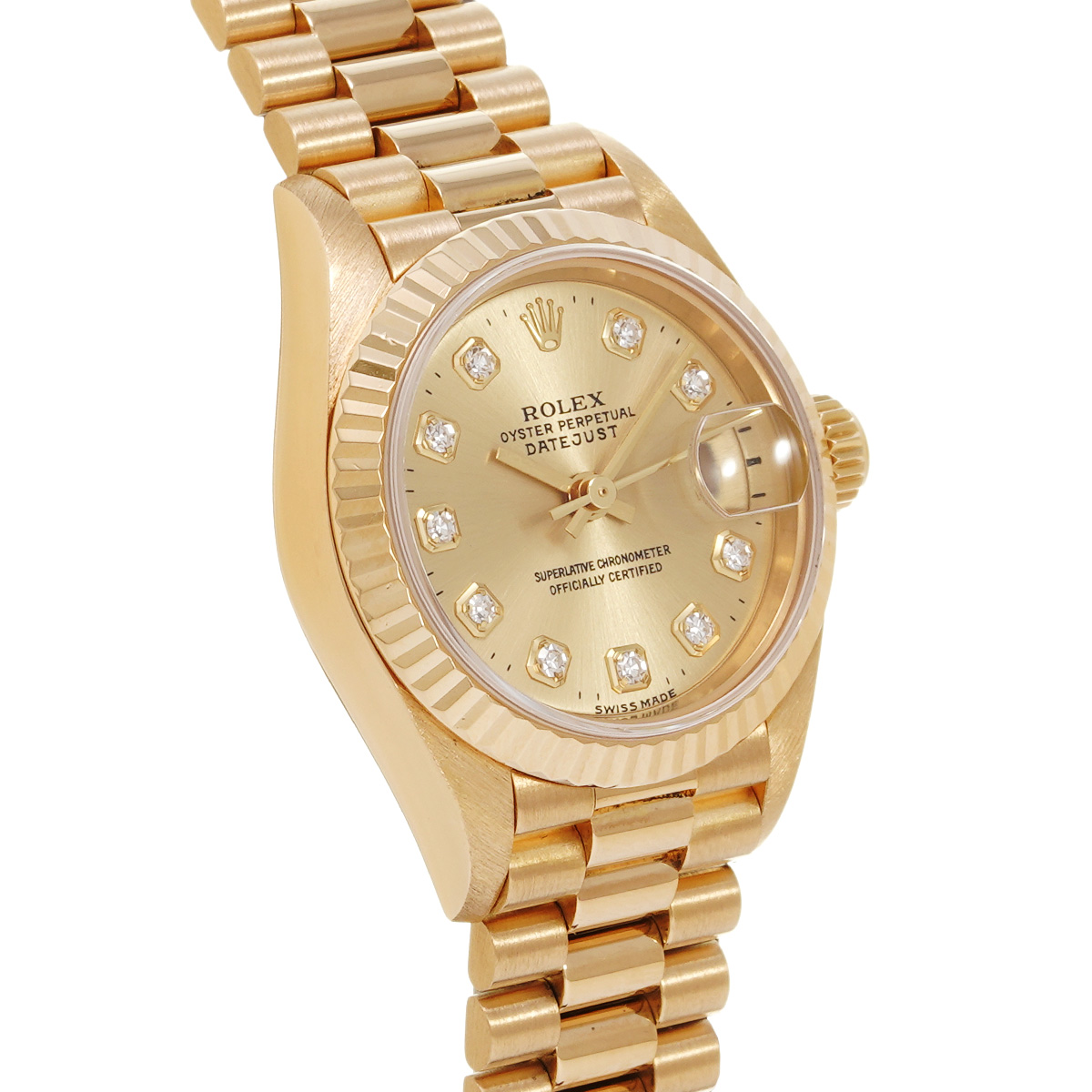 ロレックス デイトジャスト 69178G シャンパン/ダイヤモンド