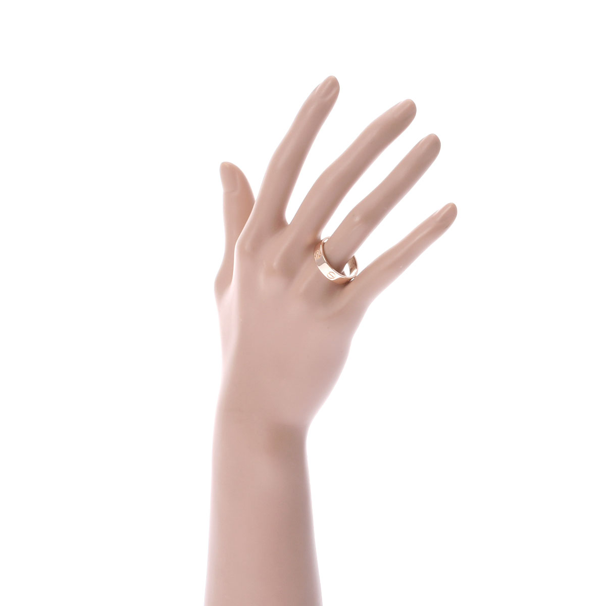 カルティエ ラブリング #61 ゴールド K18ピンクゴールド PG レディース