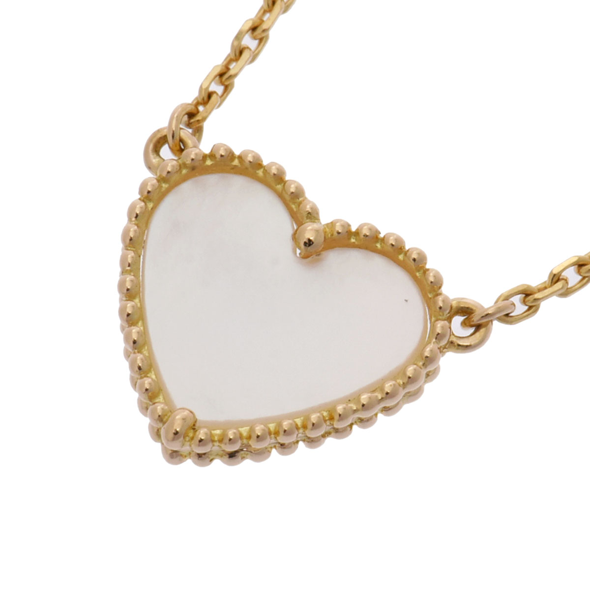 ヴァン クリーフ&アーペル ラッキーアルハンブラ ハート ネックレス