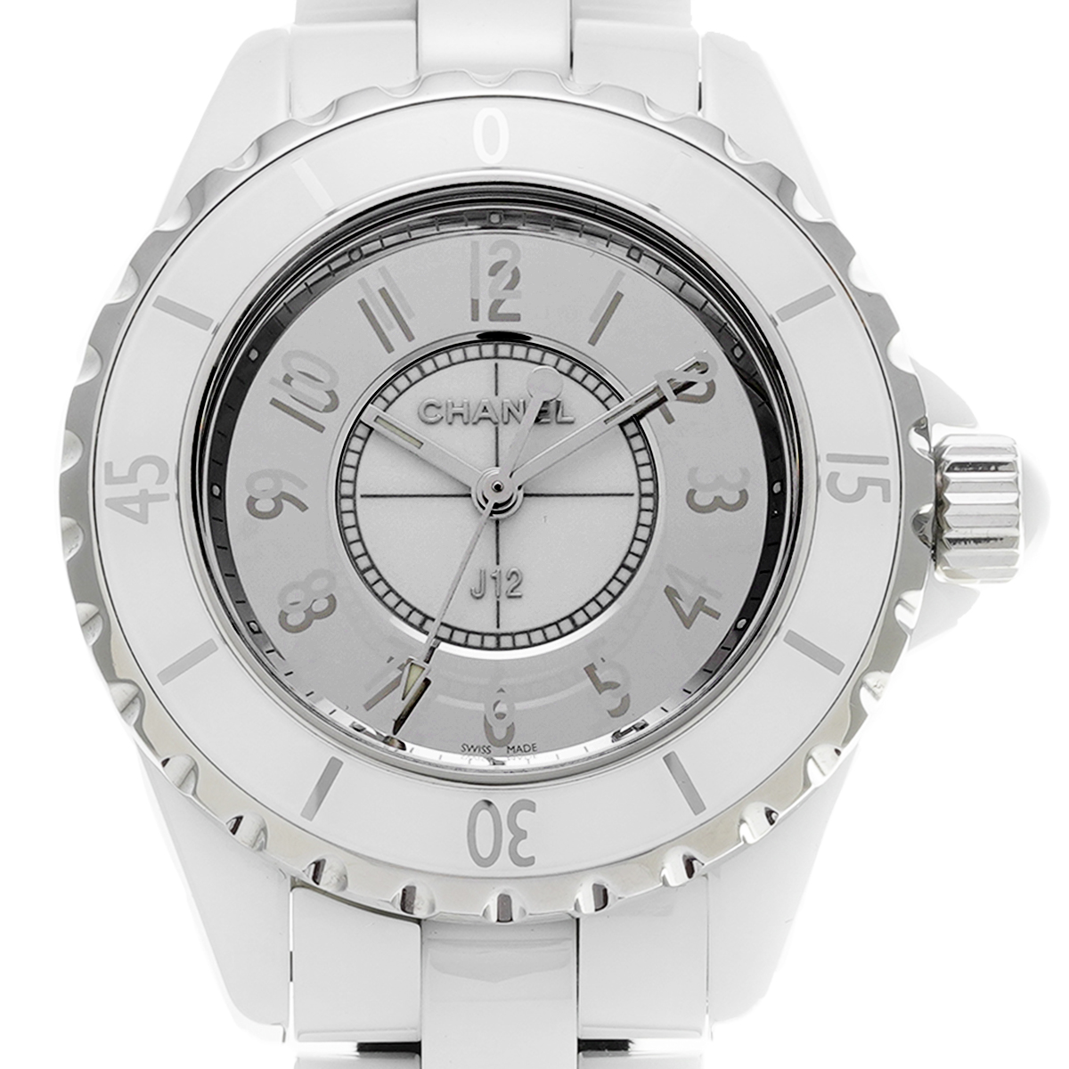 シャネル / CHANEL J12 ミラー 33MM H4861 ホワイト/ミラー レディース