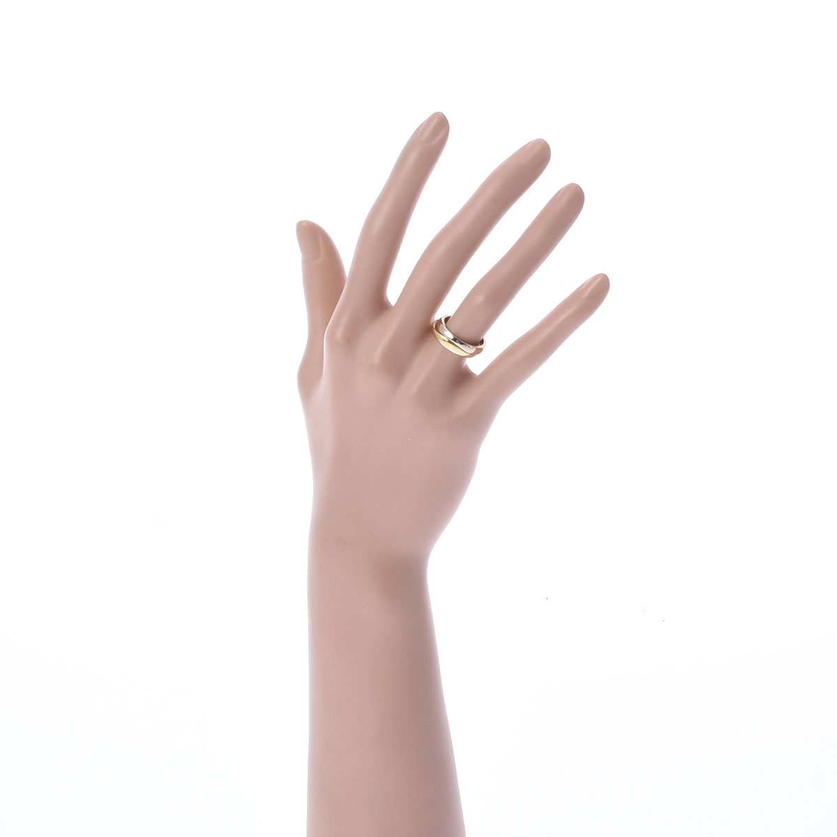 カルティエ ラブミー リング #50 シルバー K18イエローゴールド YG/K18