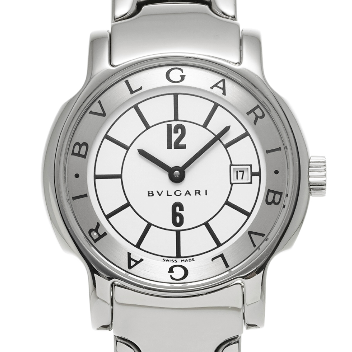 ブルガリ ソロテンポ ST29S ホワイト ユニセックス 時計 【中古