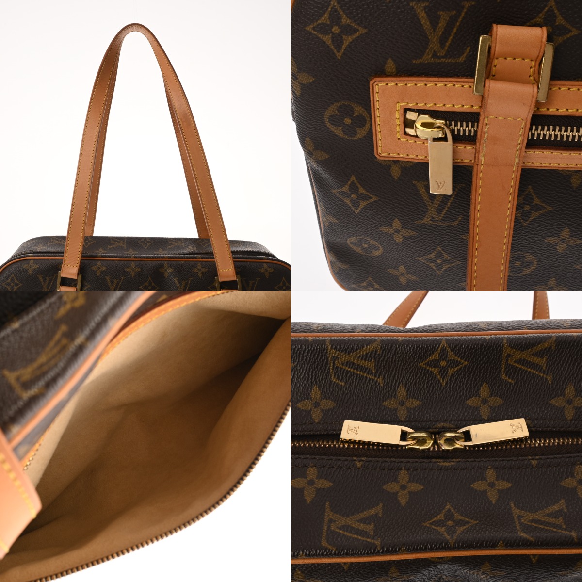 ルイ ヴィトン モノグラム シテ GM ブラウン M51181 モノグラム