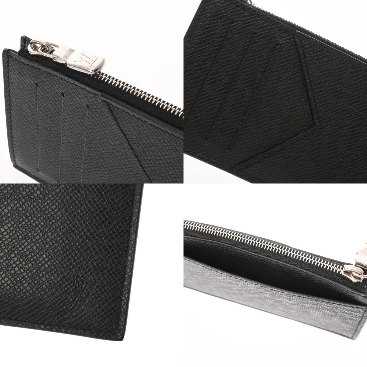 ルイ ヴィトン タイガ コインカード ホルダー ブラック M62914 レザー