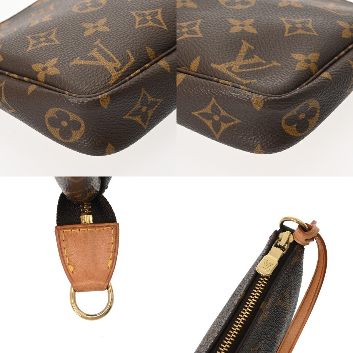 ルイ ヴィトン モノグラム ポシェット アクセソワール ブラウン M51980