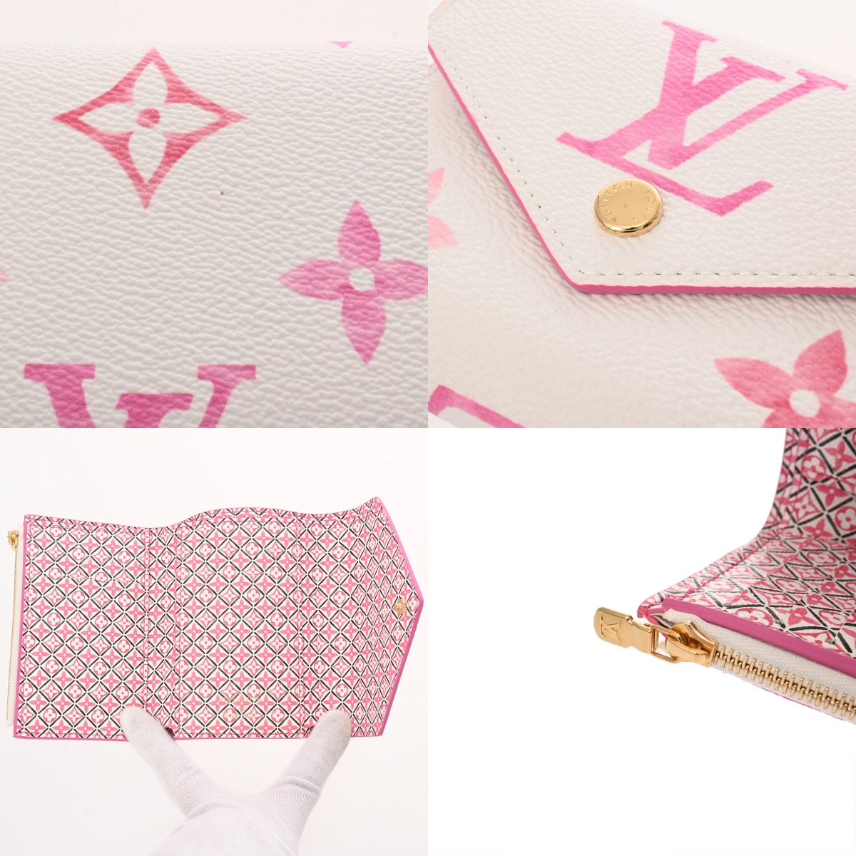 ルイ ヴィトン LVバイザプールモノグラム ポルトフォイユヴィクトリー