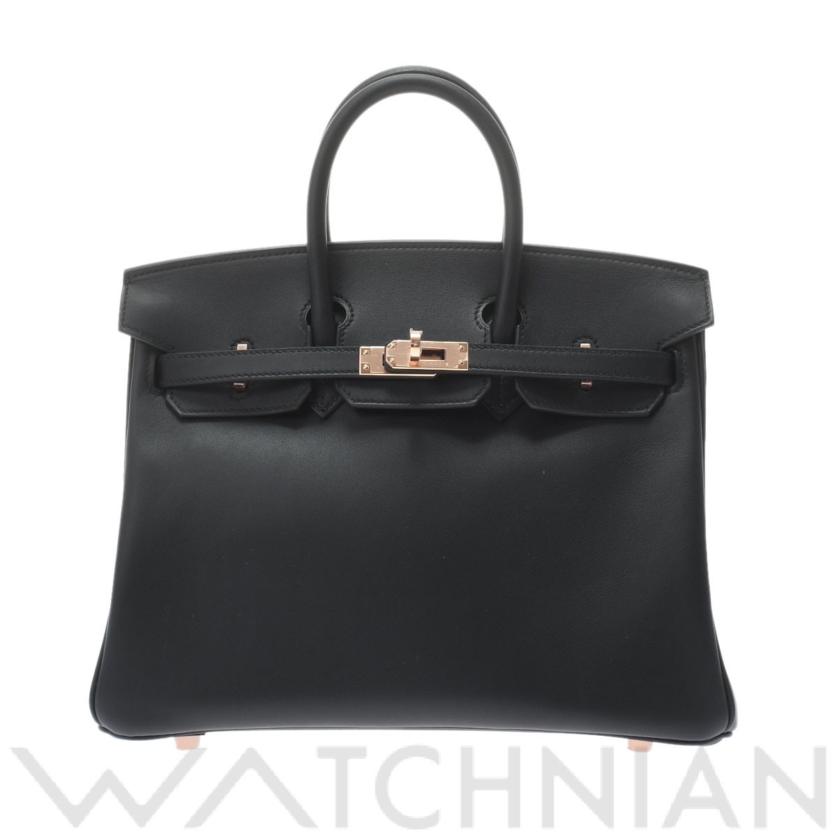 エルメス バーキン 25 ブラック ヴォースイフト レディース バッグ