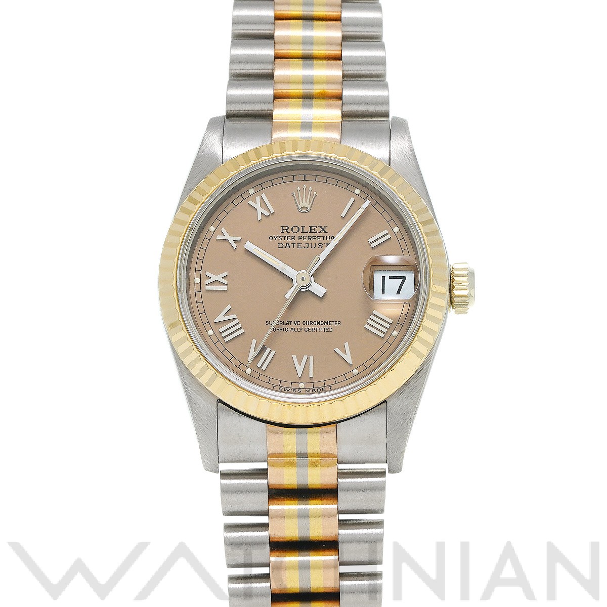 ロレックス デイトジャスト トリドール 68279BIC コパー ユニセックス