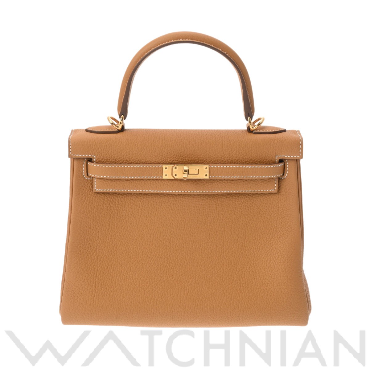 エルメス / HERMES ケリー 25 内縫い ナチュラルサブレ/ゴールド金具