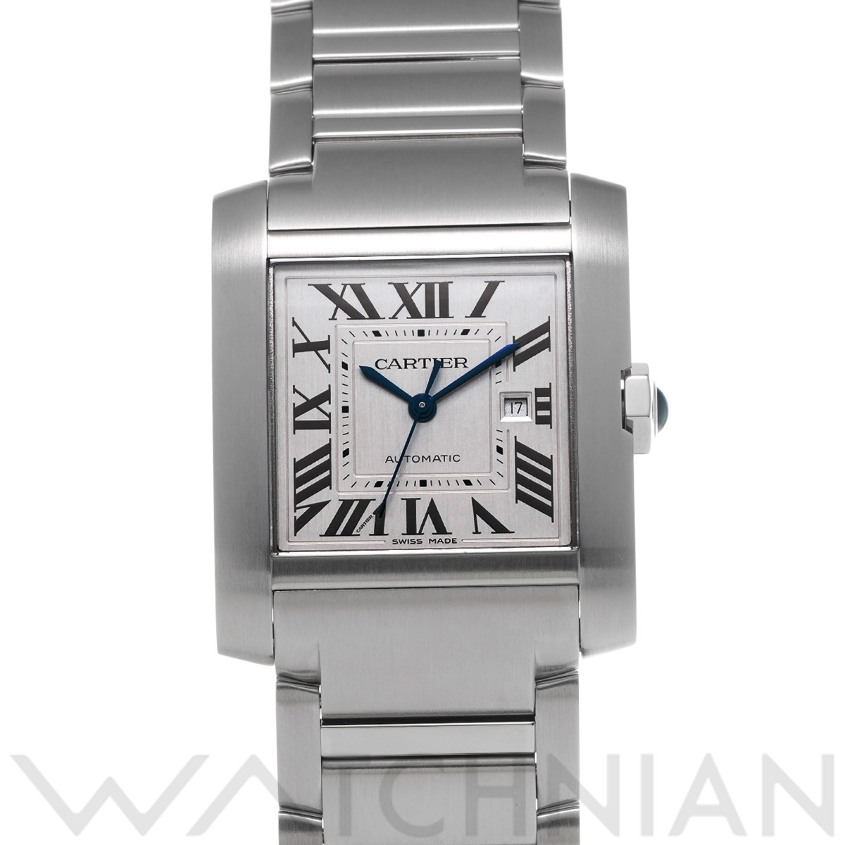 カルティエ タンク フランセーズ LM WSTA0067 シルバー メンズ 時計