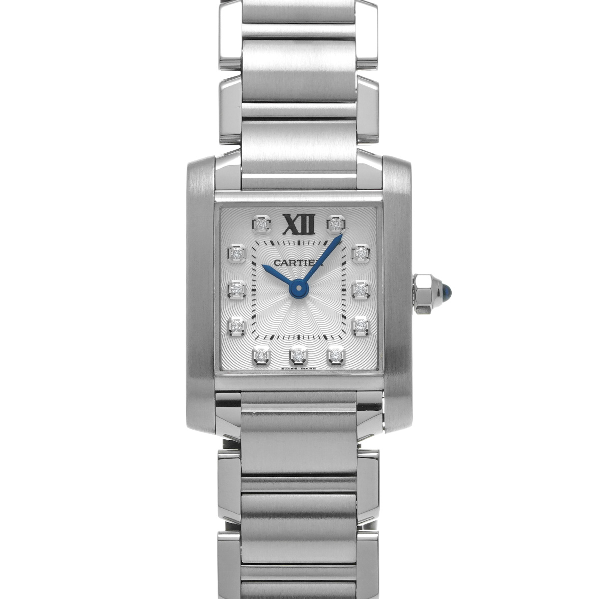 カルティエ タンク フランセーズ SM WE110006 シルバー/ダイヤモンド
