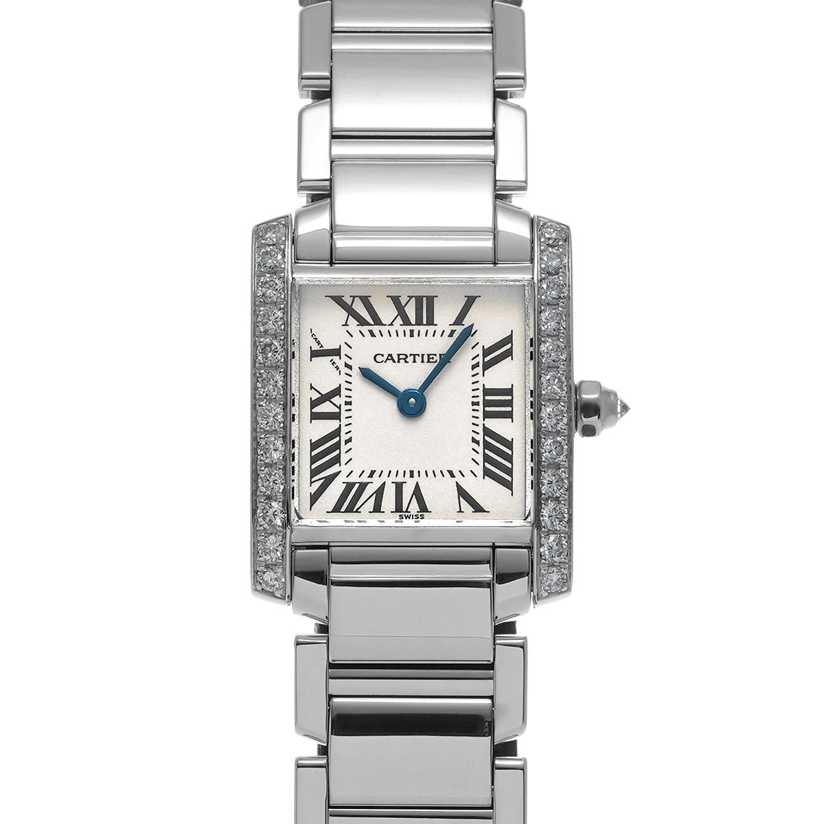 カルティエ タンク フランセーズ SM WE1002S3 シルバー レディース