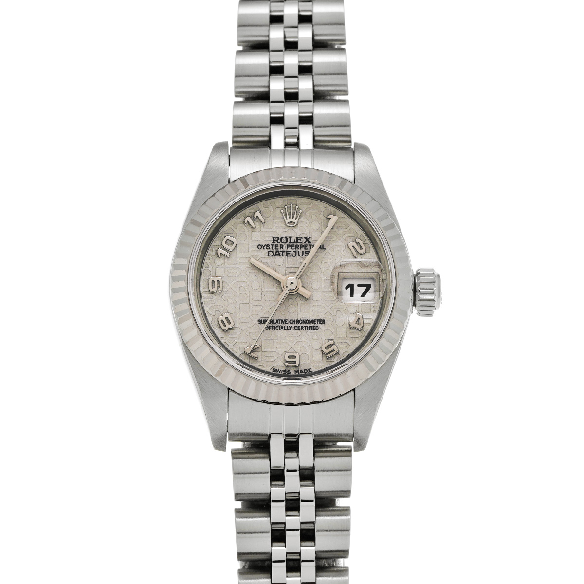 ロレックス デイトジャスト 79174 アイボリーコンピュータ レディース