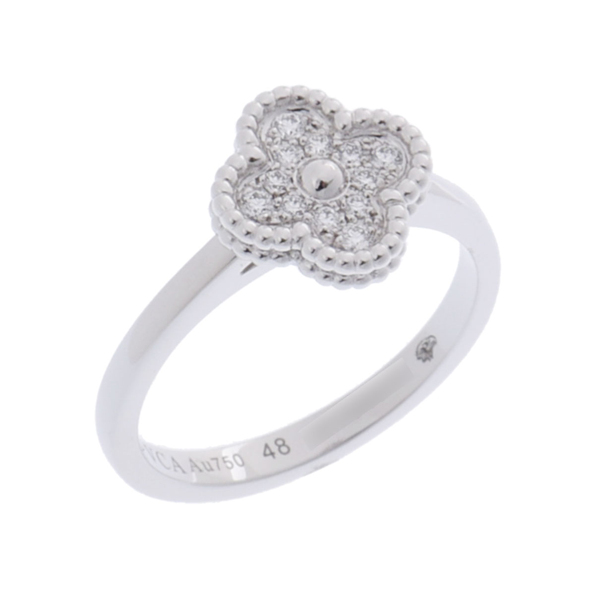 ヴァン クリーフ&アーペル スイートアルハンブラ リング #48 シルバー