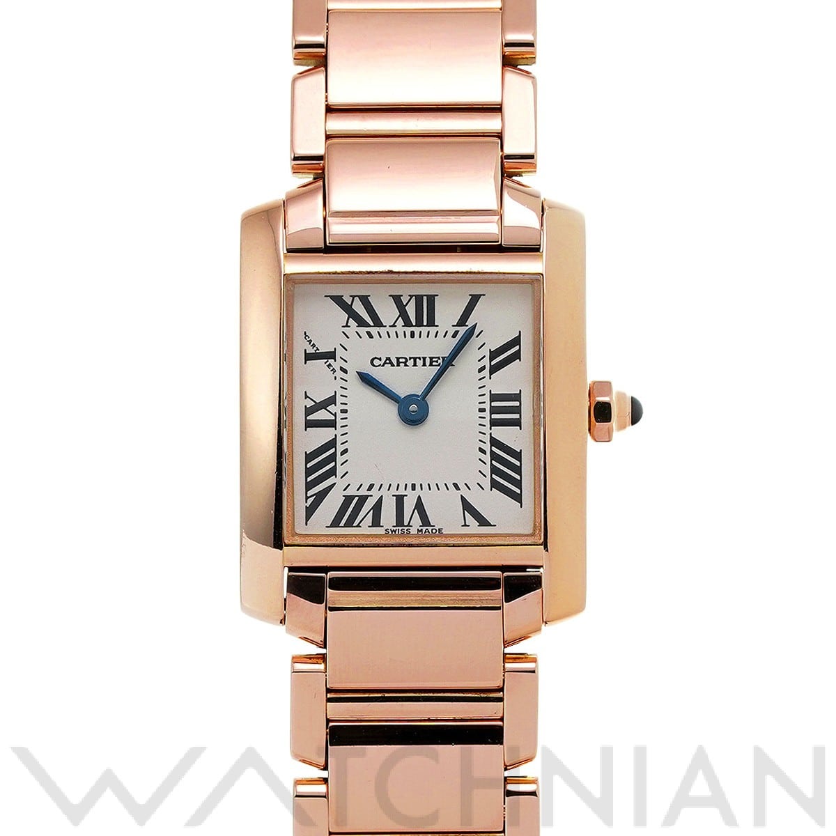 タンクフランセーズ カルティエ 時計(ピンクゴールド)｜WATCHNIAN公式通販