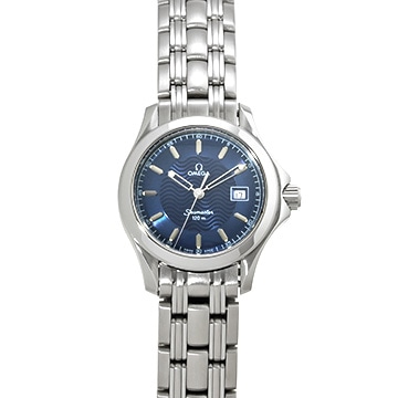 オメガ シーマスター 120 クォーツ 2571.81 ブルー レディース 時計