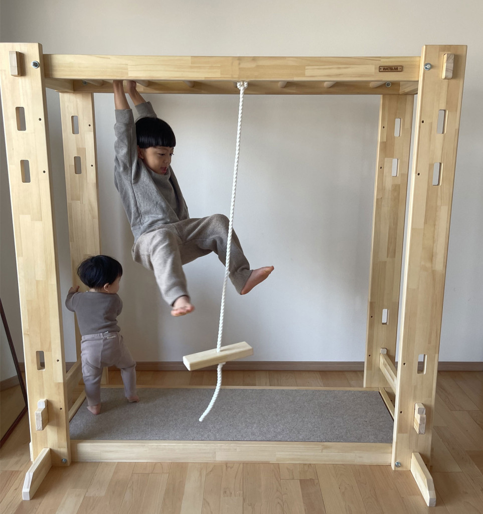 室内用うんてい（組立式・幼児向け） | 積み木・木製知育玩具【わつみ】