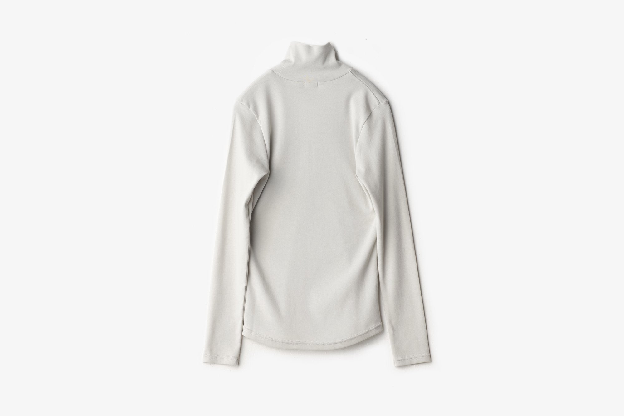 フライス タートルネック長袖Tシャツ｜yohaku（余白）