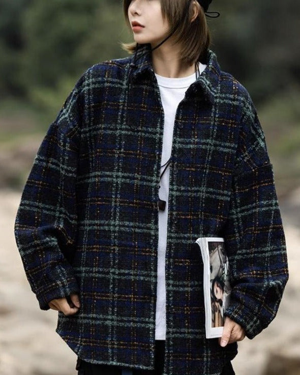 CHECK PATTERN CPO JACKET W695 – WGONG