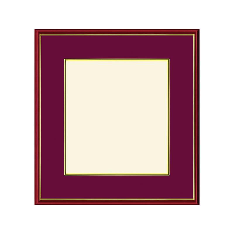 色紙額 春慶 エンジ （4152） | 谷口松雄堂