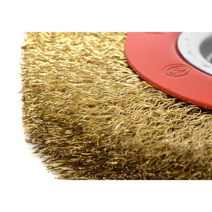 WEN WW8058 8-Inch by 3/4-Inch Crimped Steel Bench Wire Wheel with